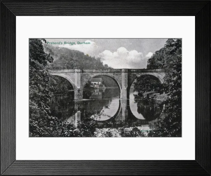 Framed Print : Prebends Bridge, Durham, 1905 Framed Print : Prebends Bridge, Durham, 1905