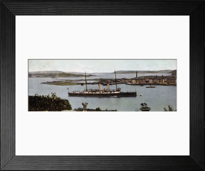 Framed Print : Queenstown Harbour, County Cork, Ireland, 20th century Framed Print : Queenstown Harbour, County Cork, Ireland, 20th century