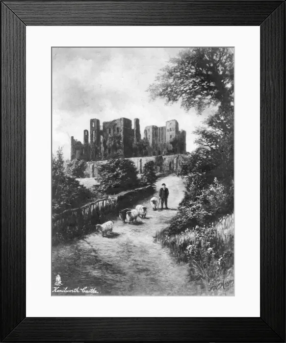 Framed Print : Kenilworth Castle, Warwickshire, England, 1903. Artist: Hayes Framed Print : Kenilworth Castle, Warwickshire, England, 1903. Artist: Hayes