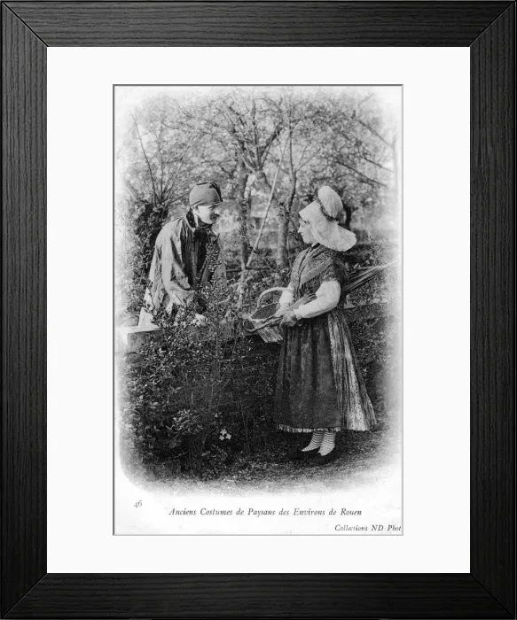 Framed Print : Peasants of Rouen, France, 1904 Framed Print : Peasants of Rouen, France, 1904