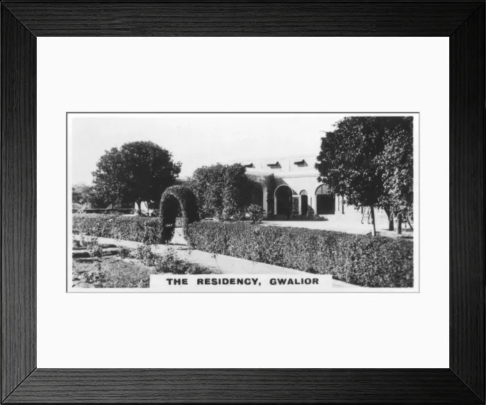 Framed Print : The Residency, Gwalior, Madhya Pradesh, India, c1925