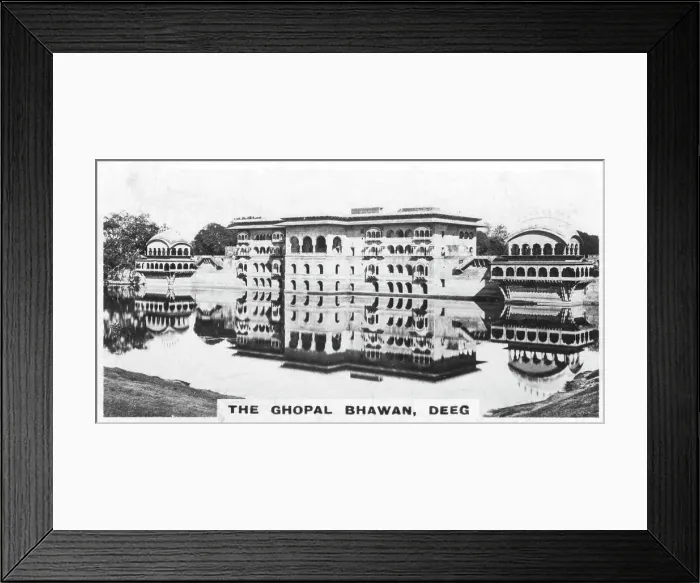 Framed Print : The Ghopal Bhawan, Deeg, Rajasthan, India, c1925 Framed Print : The Ghopal Bhawan, Deeg, Rajasthan, India, c1925