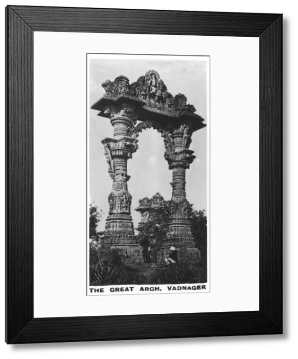 Framed Print : The Great Arch, Vadnagar, Gujarat, India, c1925 Framed Print : The Great Arch, Vadnagar, Gujarat, India, c1925