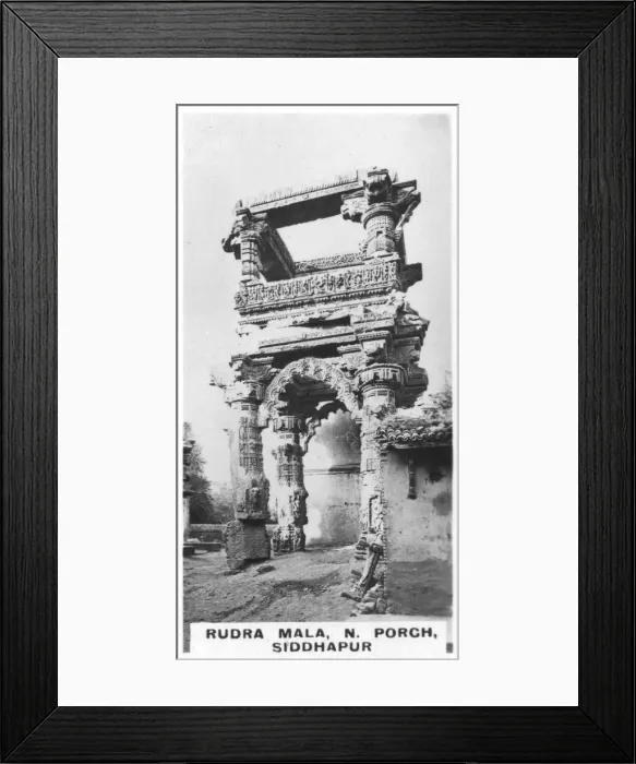 Framed Print : Rudra Mala, north porch, Siddhapur, India, c1925 Framed Print : Rudra Mala, north porch, Siddhapur, India, c1925