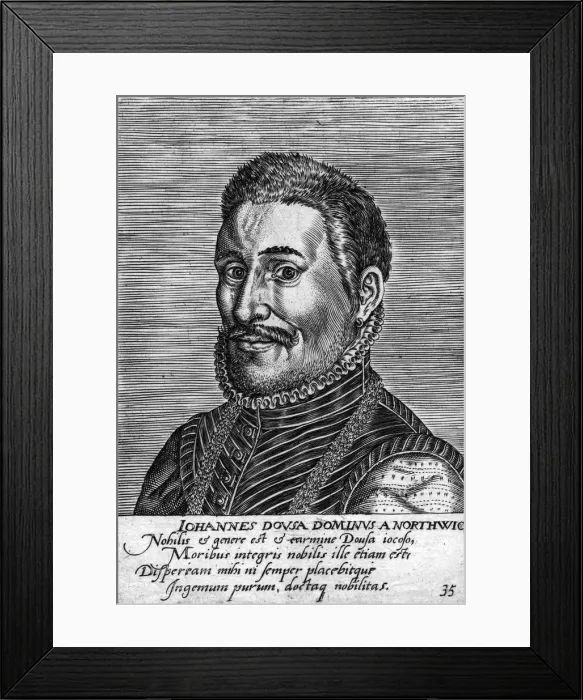 Framed Print : Janus Dousa (1545-1604), Dutch statesman, historian, poet and philologist Framed Print : Janus Dousa (1545-1604), Dutch statesman, historian, poet and philologist