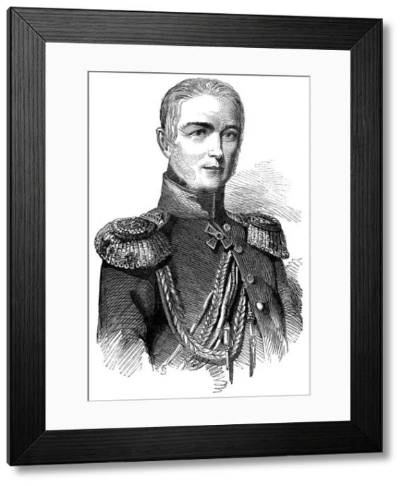 Framed Print : Prince Woronzow, Russian General of the forces in Asia, 1853 Framed Print : Prince Woronzow, Russian General of the forces in Asia, 1853