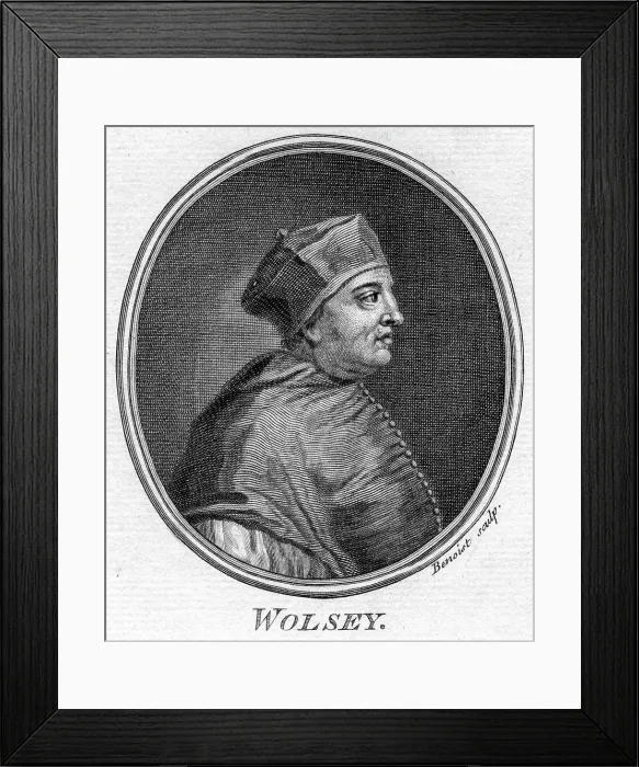 Framed Print : Thomas Wolsey (c1475-1530), English statesman. Artist: Benoist Framed Print : Thomas Wolsey (c1475-1530), English statesman. Artist: Benoist