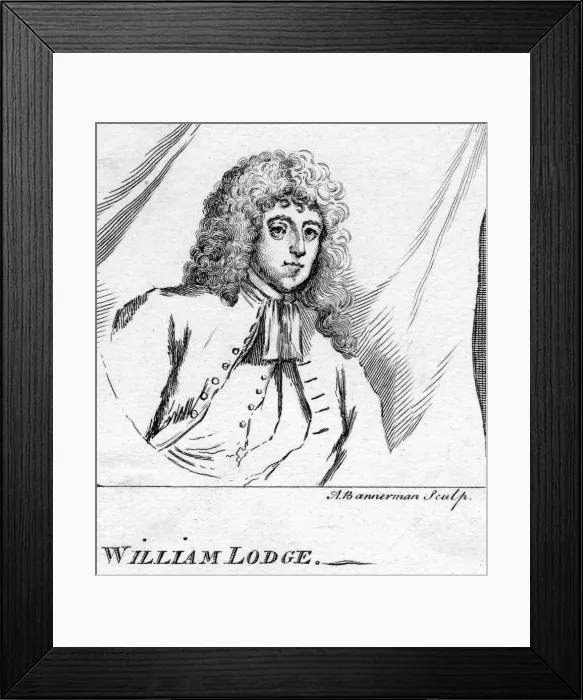 Framed Print : William Lodge (1649-1689), English engraver and printmaker, 18th century. Artist: Alexander Bannerman Framed Print : William Lodge (1649-1689), English engraver and printmaker, 18th century. Artist: Alexander Bannerman