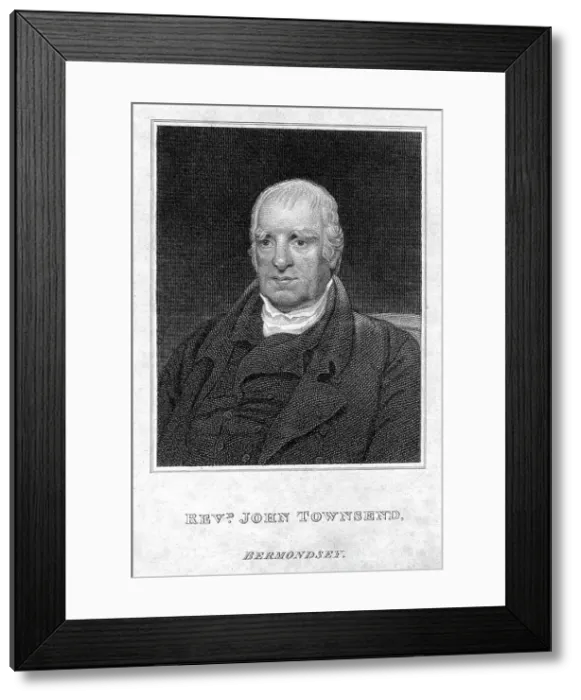 Framed Print : Reverend John Townsend, 1824 Framed Print : Reverend John Townsend, 1824