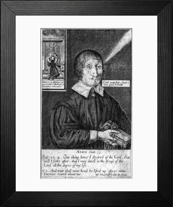 Framed Print : Richard Carpenter (c1604-c1670), priest and apostate, 1641. Artist: William Marshall Framed Print : Richard Carpenter (c1604-c1670), priest and apostate, 1641. Artist: William Marshall