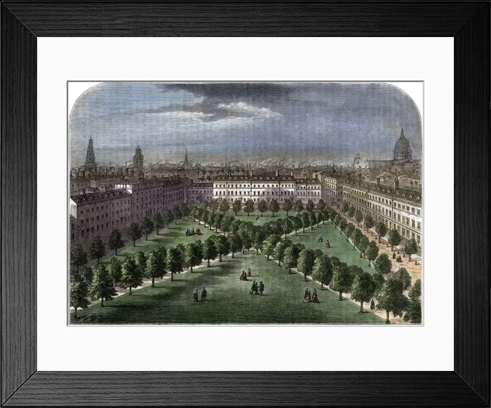 Framed Print : Charterhouse Square, 19th century Framed Print : Charterhouse Square, 19th century