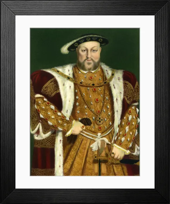 Framed Print : Henry VIII, c1543, (1902). Artist: Hans Holbein the Younger Framed Print : Henry VIII, c1543, (1902). Artist: Hans Holbein the Younger