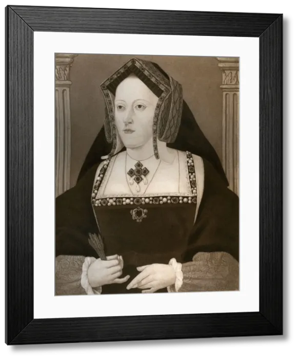 Framed Print : Catherine of Aragon, c1515, (1902) Framed Print : Catherine of Aragon, c1515, (1902)