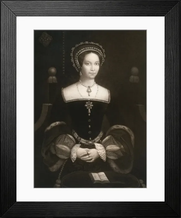Framed Print : Princess Mary, later Queen Mary I, c1537, (1902) Framed Print : Princess Mary, later Queen Mary I, c1537, (1902)
