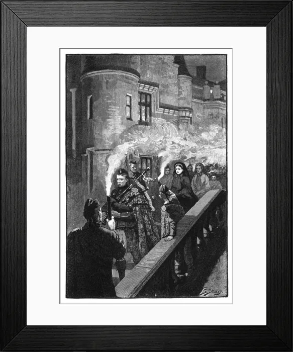 Framed Print : Queen Victoria celebrating Halloween at Balmoral, late 19th century. Artist:s Stacey Framed Print : Queen Victoria celebrating Halloween at Balmoral, late 19th century. Artist:s Stacey