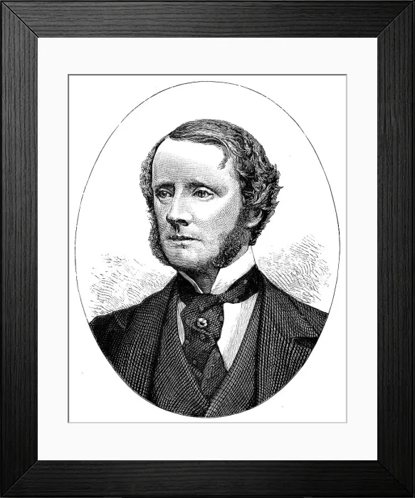 Framed Print : Chichester Samuel Parkinson-Fortescue (1823-1898), British politician Framed Print : Chichester Samuel Parkinson-Fortescue (1823-1898), British politician