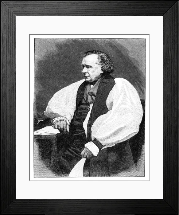 Framed Print : Samuel Wilberforce (1805-1873), Bishop of Winchester Framed Print : Samuel Wilberforce (1805-1873), Bishop of Winchester