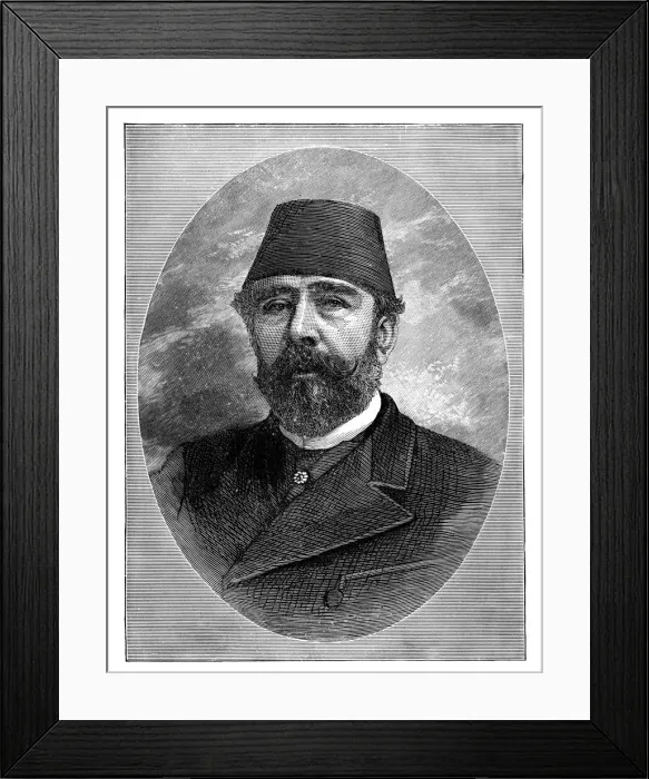 Framed Print : Ismail Pasha, (1830-1895) Framed Print : Ismail Pasha, (1830-1895)