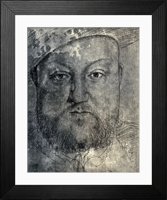 Framed Print : Henry VIII, c1540, (1902). Artist: Hans Holbein the Younger Framed Print : Henry VIII, c1540, (1902). Artist: Hans Holbein the Younger