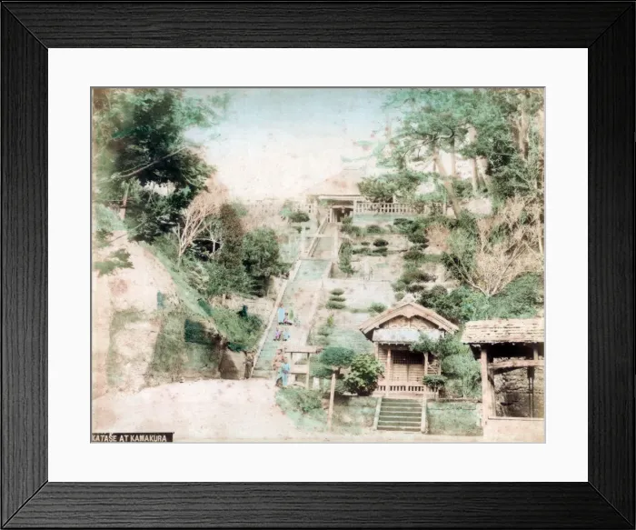 Framed Print : Katase at Kamakura, Japan Framed Print : Katase at Kamakura, Japan