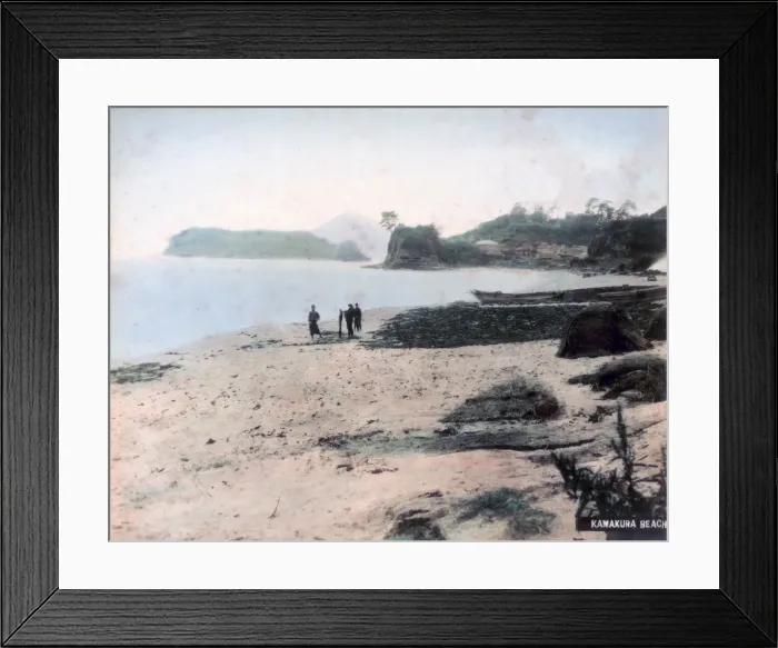 Framed Print : Kamakura beach, Japan Framed Print : Kamakura beach, Japan