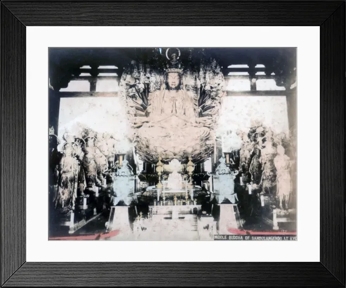Framed Print : Middle Buddha, Sanjusangendo Temple, Kyoto, Japan Framed Print : Middle Buddha, Sanjusangendo Temple, Kyoto, Japan