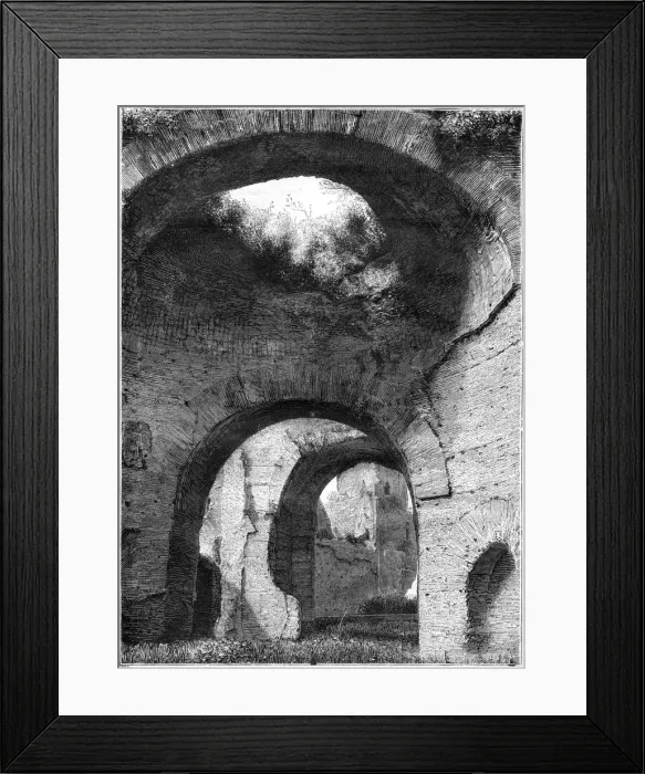 Framed Print : Ruins of the thermal baths of Caracalla, Rome, 1886 Framed Print : Ruins of the thermal baths of Caracalla, Rome, 1886
