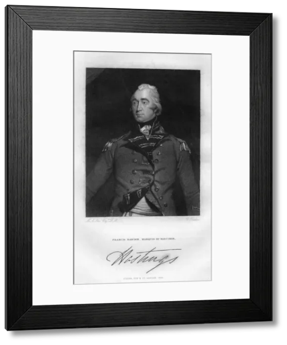 Framed Print : Francis Rawdon-Hastings (1754-1826), Governor-General of India, (1829). Artist: G Parker