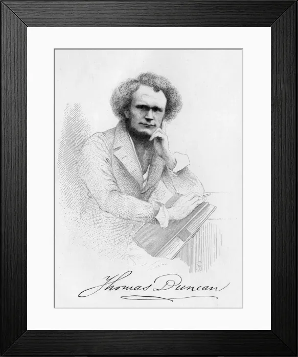 Framed Print : Thomas Duncan (1807-1845), Scottish artist, 19th century. Artist: J Smyth Framed Print : Thomas Duncan (1807-1845), Scottish artist, 19th century. Artist: J Smyth