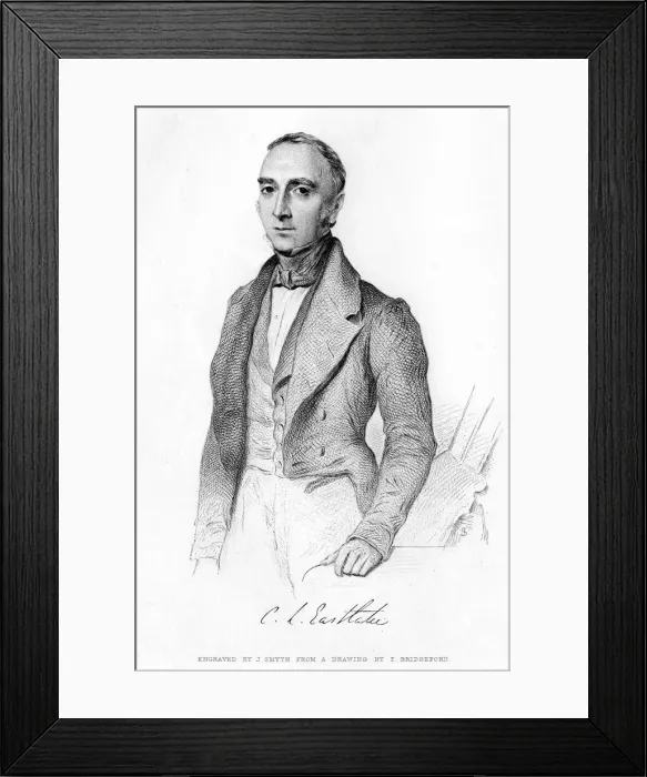 Framed Print : Sir Charles Lock Eastlake, English painter, gallery director, collector and writer, 19th century. Artist: J Smyth Framed Print : Sir Charles Lock Eastlake, English painter, gallery director, collector and writer, 19th century. Artist: J Smyth