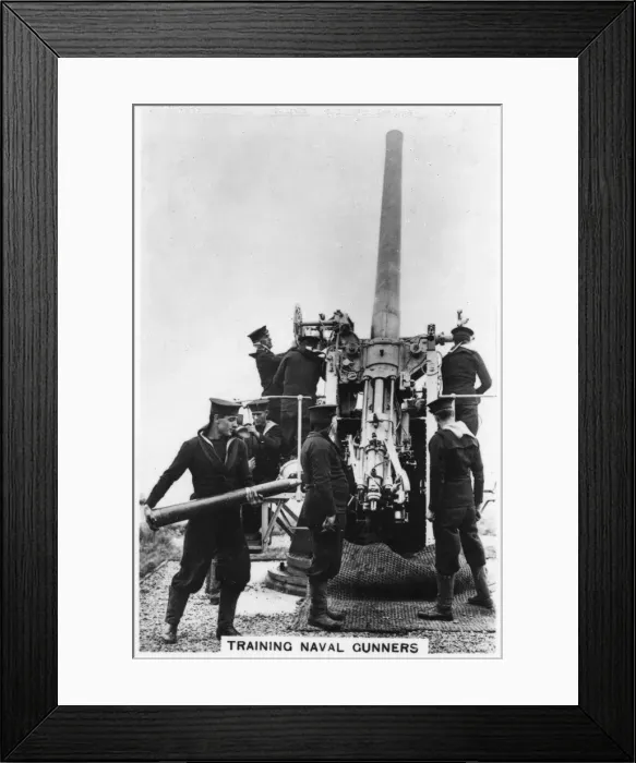 Framed Print : Training naval gunners, Whale Island, Portsmouth, Hampshire, 1937 Framed Print : Training naval gunners, Whale Island, Portsmouth, Hampshire, 1937