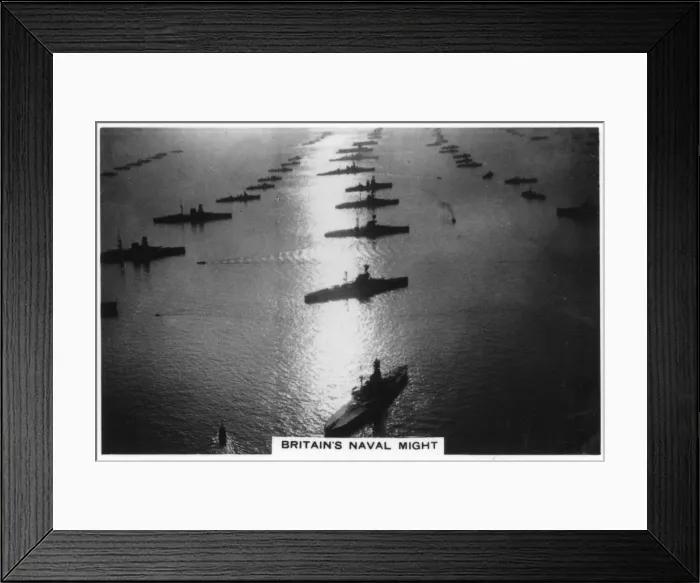 Framed Print : The British fleet at King George Vs jubilee review, Spithead, July 1935, (1937) Framed Print : The British fleet at King George Vs jubilee review, Spithead, July 1935, (1937)