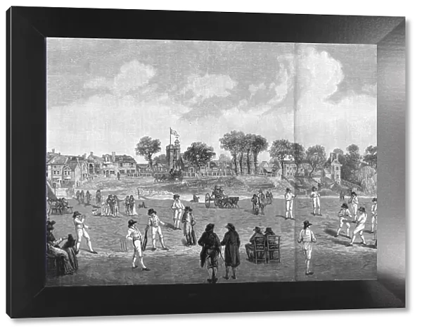 Cricket at Moulsey Hurst, 1890