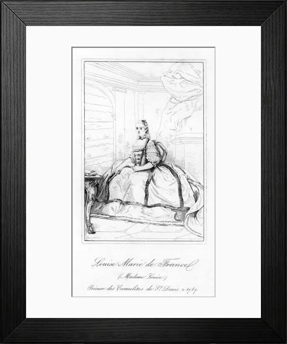 Framed Print : Princess Louise-Marie of France Framed Print : Princess Louise-Marie of France