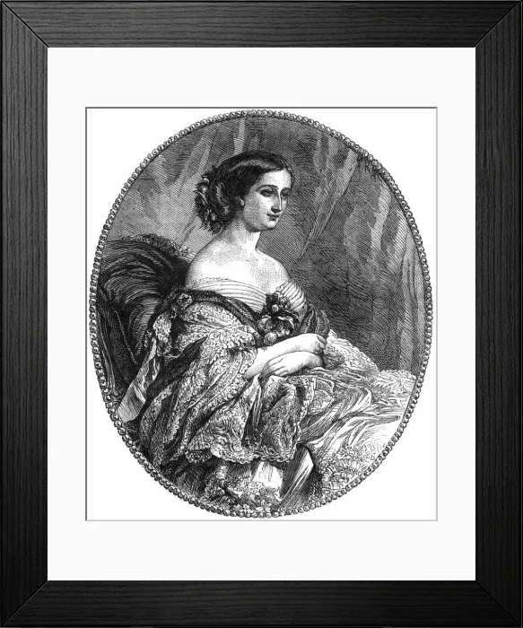 Framed Print : The Empress of the French Framed Print : The Empress of the French