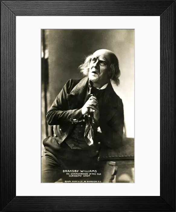 Framed Print : Bransby Williams (1870-1961), British actor, early 20th century. Artist: Ralph Dunn & Co Framed Print : Bransby Williams (1870-1961), British actor, early 20th century. Artist: Ralph Dunn & Co