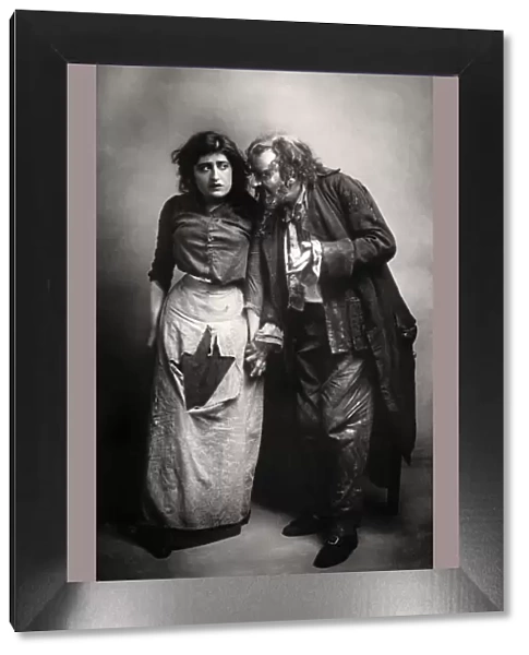 Constance Collier (1878-1955) and Herbert Beerbohm Tree (1853-1917), English actors, 1906. Artist: FW Burford