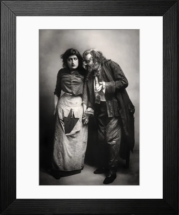 Framed Print : Constance Collier (1878-1955) and Herbert Beerbohm Tree (1853-1917), English actors, 1906. Artist: FW Burford Framed Print : Constance Collier (1878-1955) and Herbert Beerbohm Tree (1853-1917), English actors, 1906. Artist: FW Burford