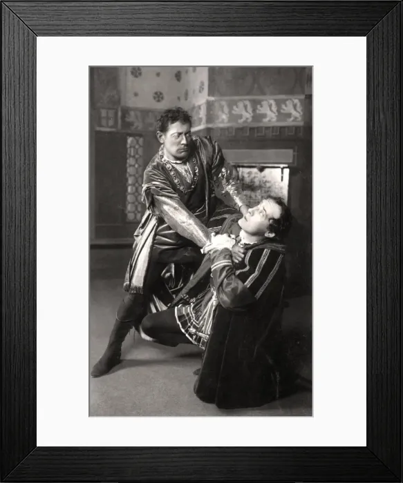 Framed Print : Lewis Waller (1860-1915) and Harry Brodribb Irving (1870-1919), English actors, 1906. Artist: Foulsham and Banfield Framed Print : Lewis Waller (1860-1915) and Harry Brodribb Irving (1870-1919), English actors, 1906. Artist: Foulsham and Banfield