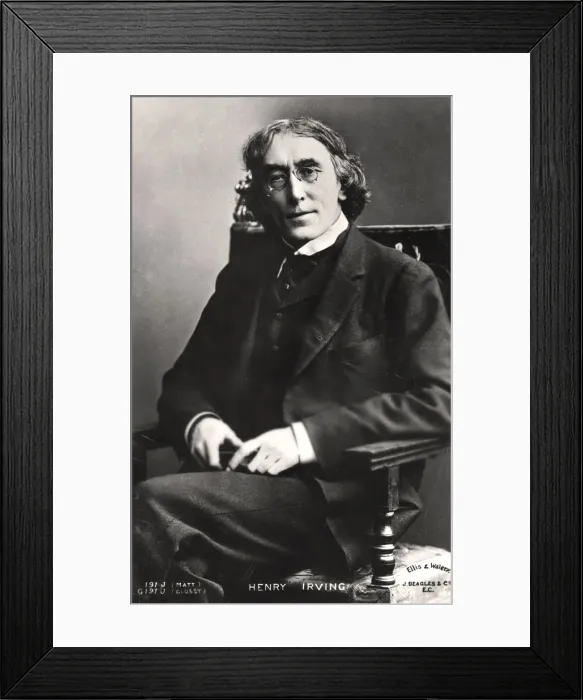 Framed Print : Harry Brodribb Irving (1870-1919), English actor, 1905. Artist: Ellis & Walery Framed Print : Harry Brodribb Irving (1870-1919), English actor, 1905. Artist: Ellis & Walery