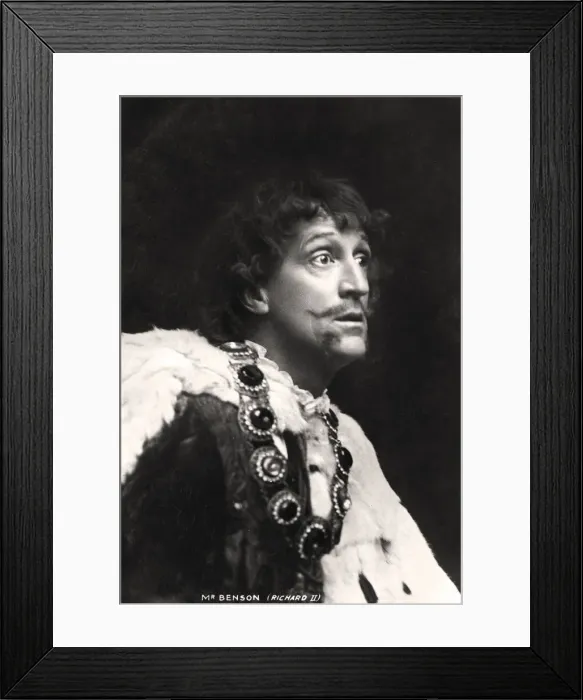 Framed Print : Frank Benson (1858-1939), English actor and theatre manager, early 20th century. Artist: J Caswall Smith Framed Print : Frank Benson (1858-1939), English actor and theatre manager, early 20th century. Artist: J Caswall Smith