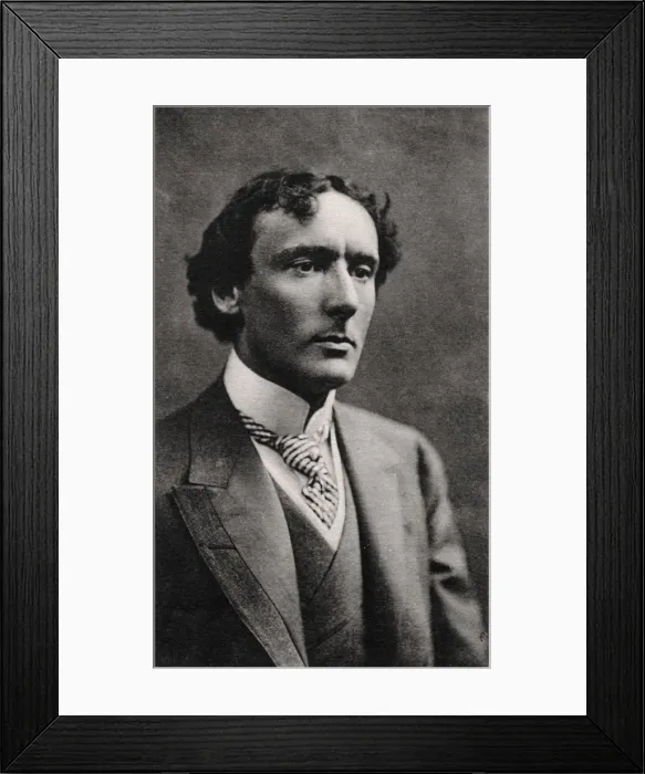 Framed Print : Harry Brodribb Irving ((1870-1919), English actor, early 20th century Framed Print : Harry Brodribb Irving ((1870-1919), English actor, early 20th century
