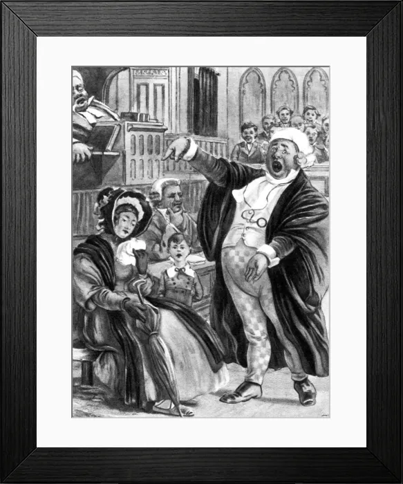 Framed Print : Sergeant Buzfuz, 1904. Artist:s Hildesheimer & Co Framed Print : Sergeant Buzfuz, 1904. Artist:s Hildesheimer & Co