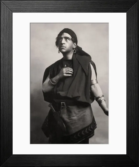 Framed Print : James Hearn, actor, 1906. Artist: FW Burford Framed Print : James Hearn, actor, 1906. Artist: FW Burford