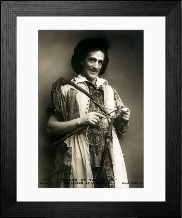 Framed Print : Frank Benson (1858-1939), English actor and theatre manager, early 20th century. Artist: J Caswall Smith Framed Print : Frank Benson (1858-1939), English actor and theatre manager, early 20th century. Artist: J Caswall Smith