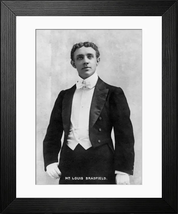 Framed Print : Louis Bradfield, 1903. Artist: Ellis & Walery Framed Print : Louis Bradfield, 1903. Artist: Ellis & Walery