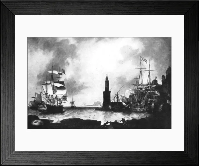 Framed Print : Arrival of HMS Vanguard Framed Print : Arrival of HMS Vanguard