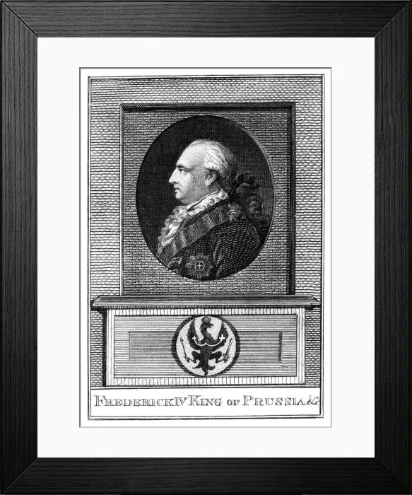 Framed Print : King Frederick William IV of Prussia (1795-1861), 19th century Framed Print : King Frederick William IV of Prussia (1795-1861), 19th century