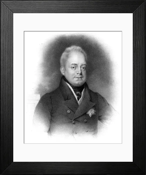 Framed Print : The Duke of Clarence (1765-1837), the future King William IV, 19th century Framed Print : The Duke of Clarence (1765-1837), the future King William IV, 19th century