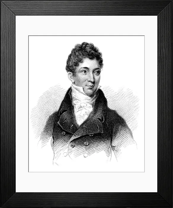 Framed Print : William Austin, 1821. Artist: R Page Framed Print : William Austin, 1821. Artist: R Page
